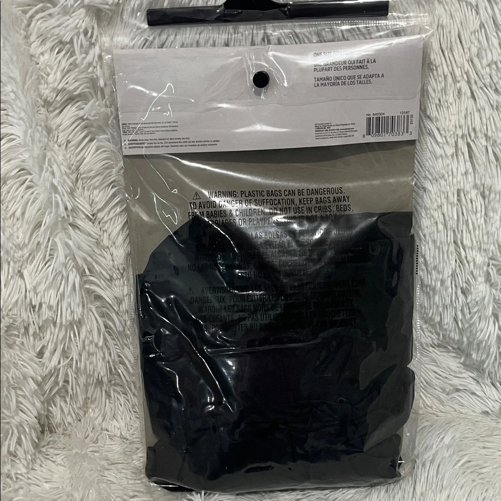 Spirit Black Cape for Men - Picture 2 of 2